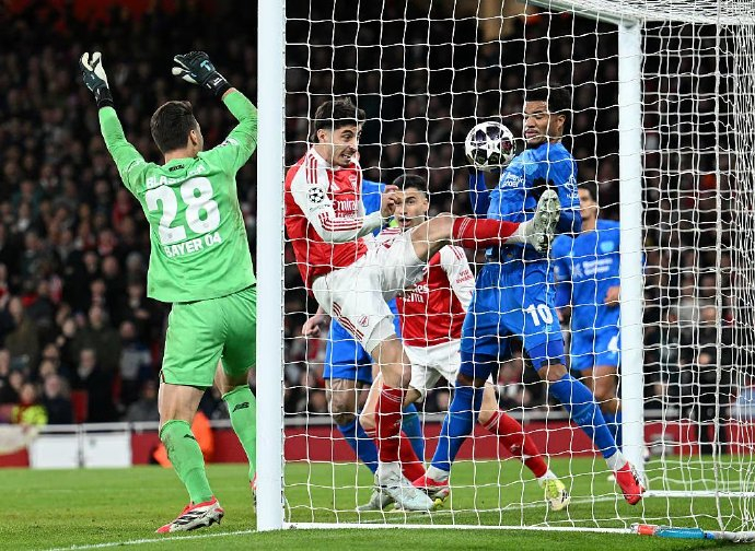 阿森纳欧冠淘汰赛力克强敌晋级下一轮展现统治